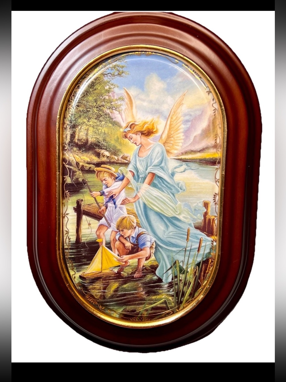 Guardian Angel Bradford Exchange ANNABURG COLLECTOR PLATE 1996 KA5257